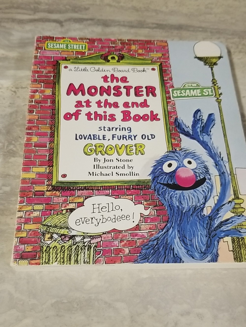 The Monster at the End of This Book - Grover (Sesame Street) Board Book